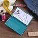 Piriuuo Magnetic Needle Case, Sewing Needle Case Rectangle Magnetic Needle Keeper Portable Knitting Pin Holder Case Sewing Needle Storage Box for Pin Holder Organizer (Green)