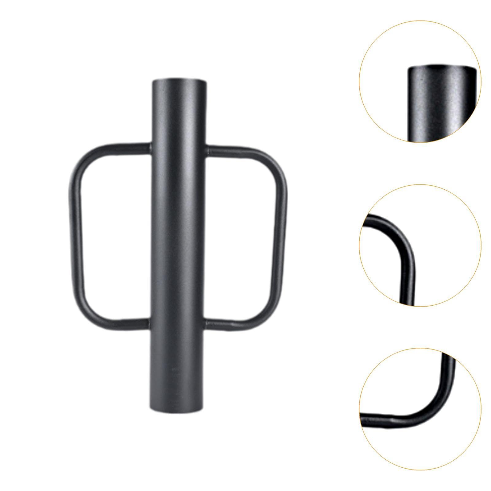 Machacador de Martillo para Poste Valla Estructura Robusta Empuñadura Ergonómica Portable Adecuado para Cerramientos Labores de Paisajismo, Negro, Individual