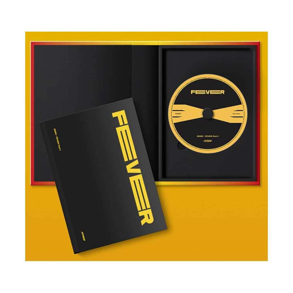 Mini álbum Zero da ATEEZ: Fever Part.1 [Saída do pacote do álbum e Mini álbum Zero da ATEEZ: Fever Part.1 [Saída do pacote do álbum e