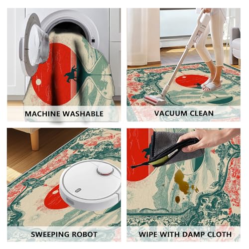 Tapis de salon antidérapant et lavable pour simplifier le quotidien - 8