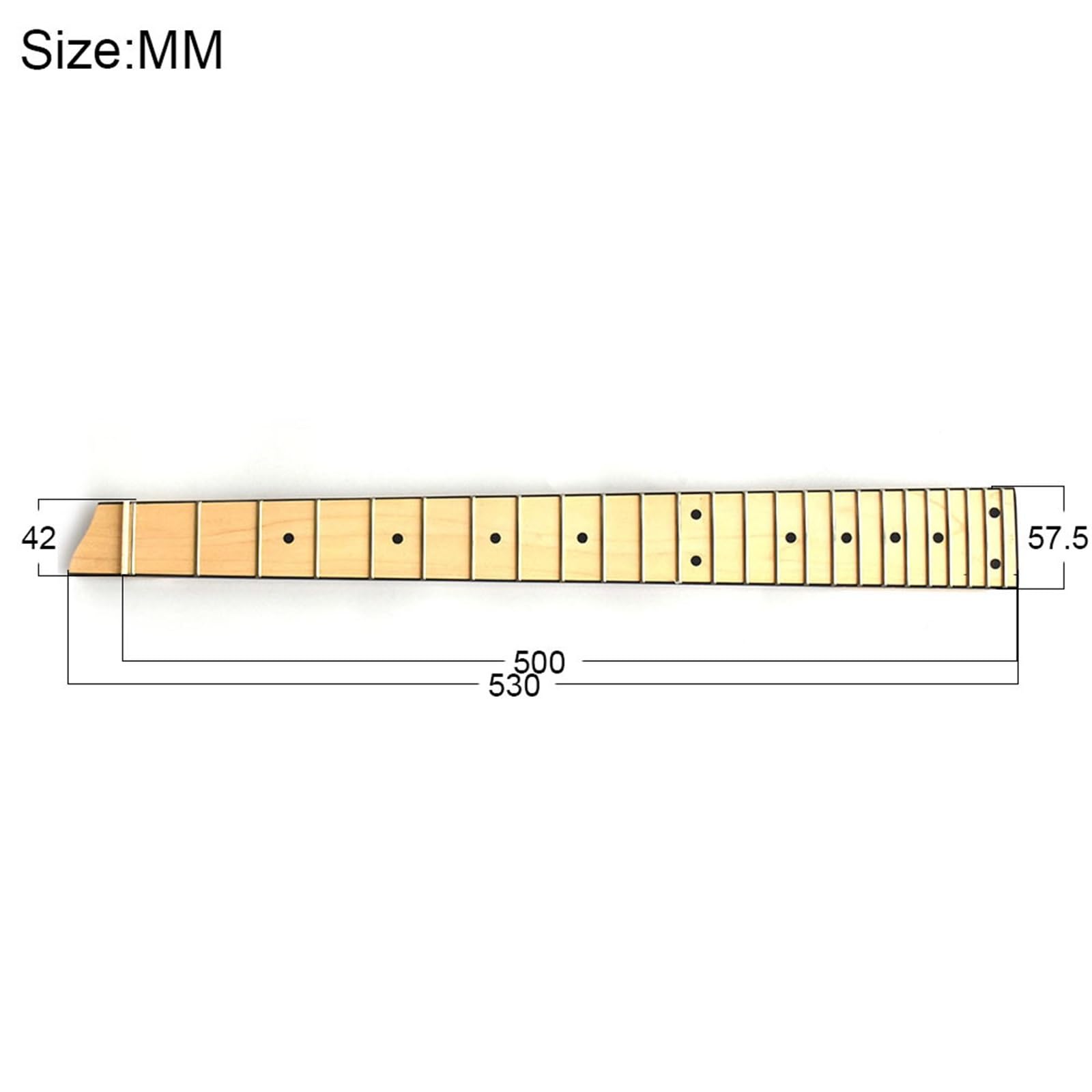 DIY Guitar Necks 22 Fret Rosewood Fingerboard Neck 6 String Open Fittings For LP Electric Guitar
