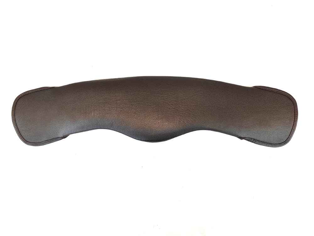 Nappa Leder Mondgurt Kurzgurt Flow Anatomic gepolstert Größe Braun 55 cm