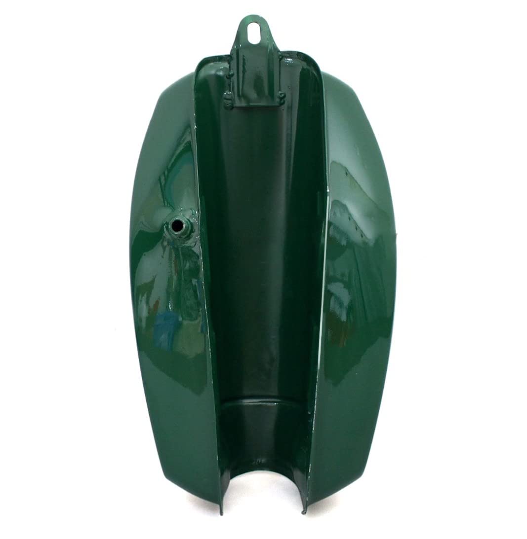Tank/Benzintank kompatibel mit Simson S51 / S50 / S70 mit Seitendeckel dunkel grün