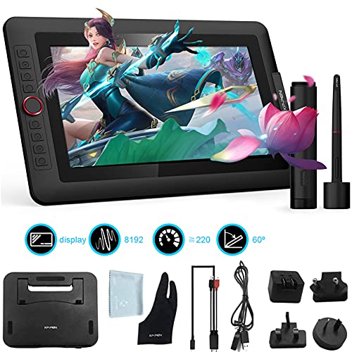XP-PEN Artist12 Pro Graphics Tablets 11.6 Inch Drawing Monitor 72% NTSC HD Full-Laminated Pen Display Drawing Tablet Battery-Free Stylus with 8192 Level Pressure 60ΓΒ° Tilt Function 8 Shortcut Keys XP-PEN Artist12 Pro Graphics Tablets 11.6 Inch Drawing Monitor 72% NTSC HD Full-Laminated Pen Display Drawing Tablet Battery-Free Stylus with 8192 Level Pressure 60ΓΒ° Tilt Function 8 Shortcut Keys