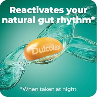 Dulcolax Stimulant Laxative Liquid Gels, Predictable & Effective Constipation Relief, Relieves Constipation Related Symptoms, Bisacodyl 5 mg, No Added Parabens, Gluten-Free & Sugar-Free, 20-Count