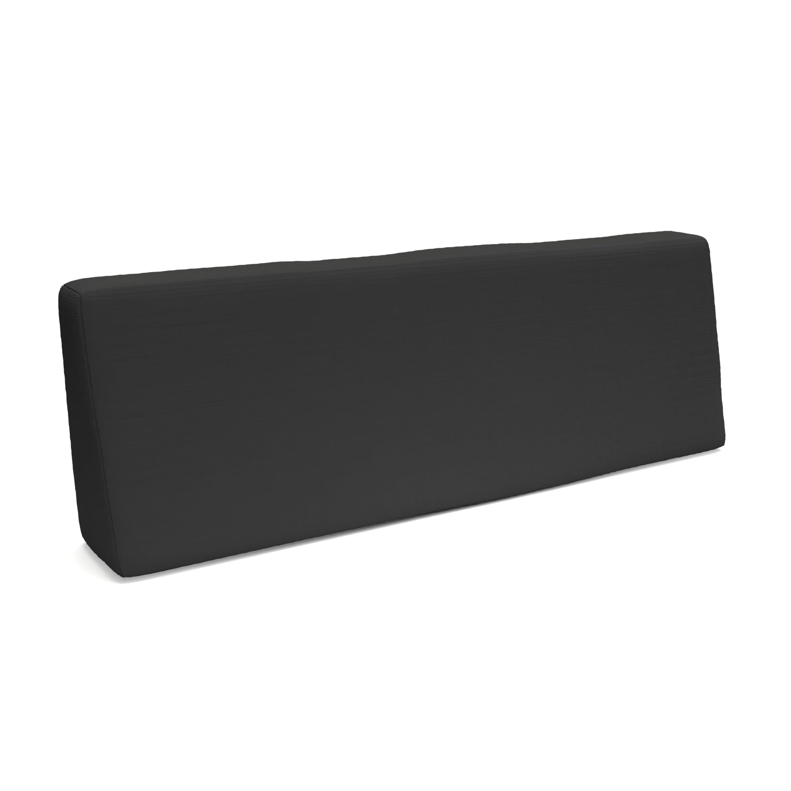 POKAR Cojín-Respaldo Resistente al Agua 120x40x12cm para Europalés/Europalet, Cojín para Jardín o Terraza, Espuma Fría, Cómodo Respaldo para Sofá de Paletas DYI, sin Palés, Antracita