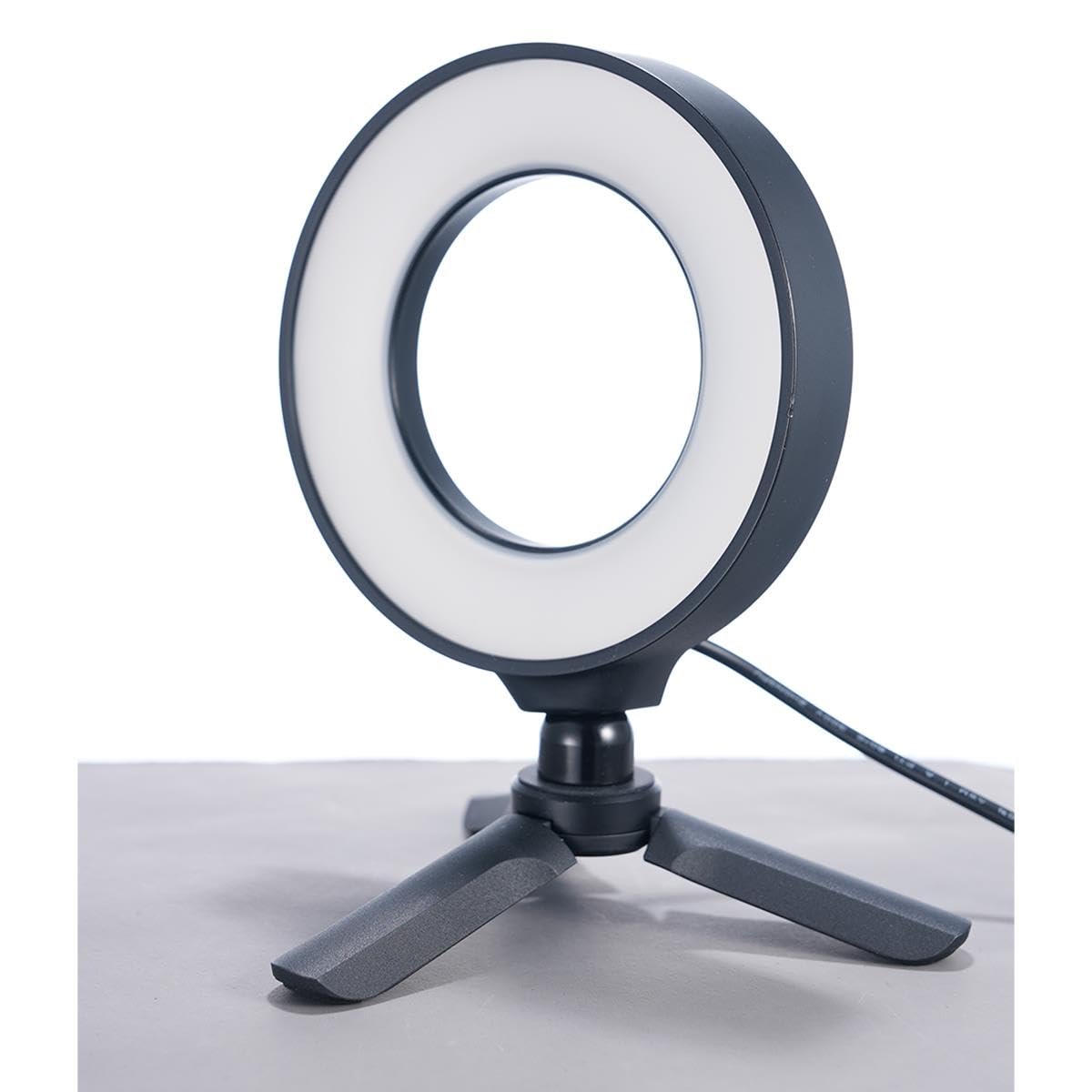 ZENIKO CR5 Bi - Illuminazione per videoconferenza, 5 pollici Bi-Color CRI95+ anello di luce per lavoro remoto, apprendimento a distanza, chiamata zoom, live streaming, trucco, ecc.