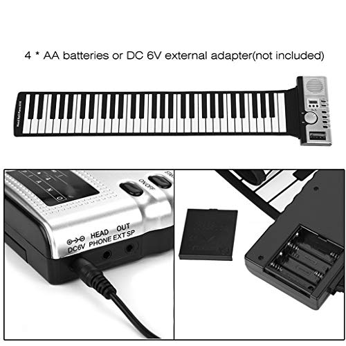 HMTOHL 61 Touches Main Roll Up Piano Portable Pliant Orgue Électronique Clavier Instruments Silicone Clavier Souple - Les Beatles, Paul McCartney, John Lennon, RIngo Starr, George Harrison HMTOHL 61 Touches Main Roll Up Piano Portable Pliant Orgue Électronique Clavier Instruments Silicone Clavier Souple – Image 7
