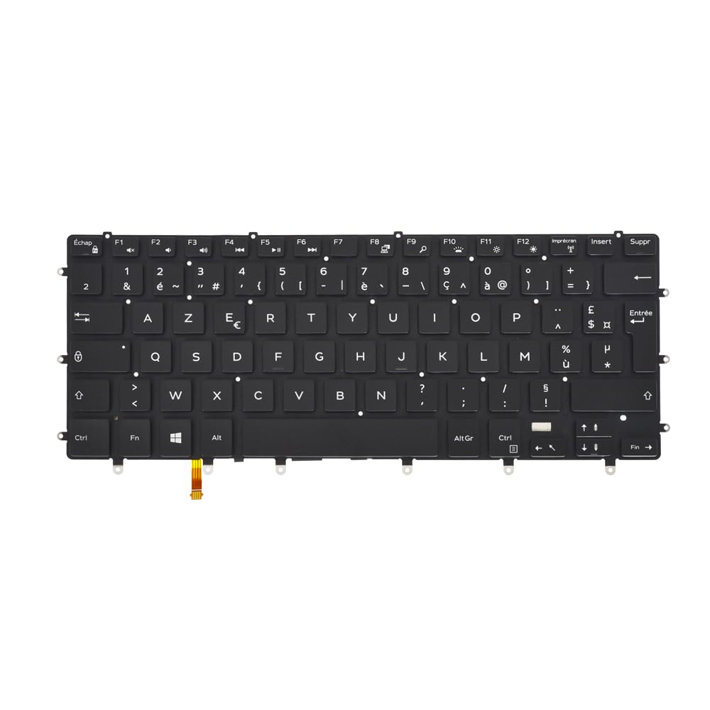 Clavier Azerty Français Rétro-éclairage Compatible Dell Precision 5510 5520 5530 5540
