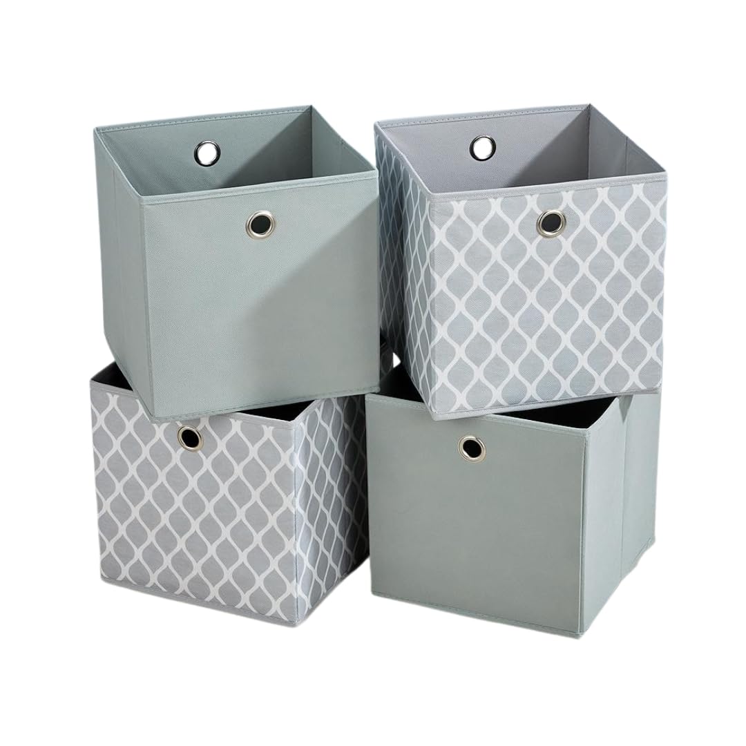Fall Box Storage Shelf Organizers Southwestern Fall Pattern Storage Cubes - 11 Inch ...