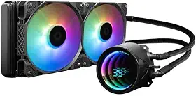 Water Cooler Mancer Mystic G1 | ARGB | 240mm | TDP 250W | 68 CFM | Preto | MCR-MTC240-BK01