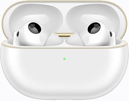 HUAWEI FreeBuds Pro 4 Wireless Earphones, In-Ear, Hi-Res Audio Compatible, Dynamic ANC 3.0, IP54 Dust and Splash Resistant, 33 Hours Music Playback, Wireless Charging, White