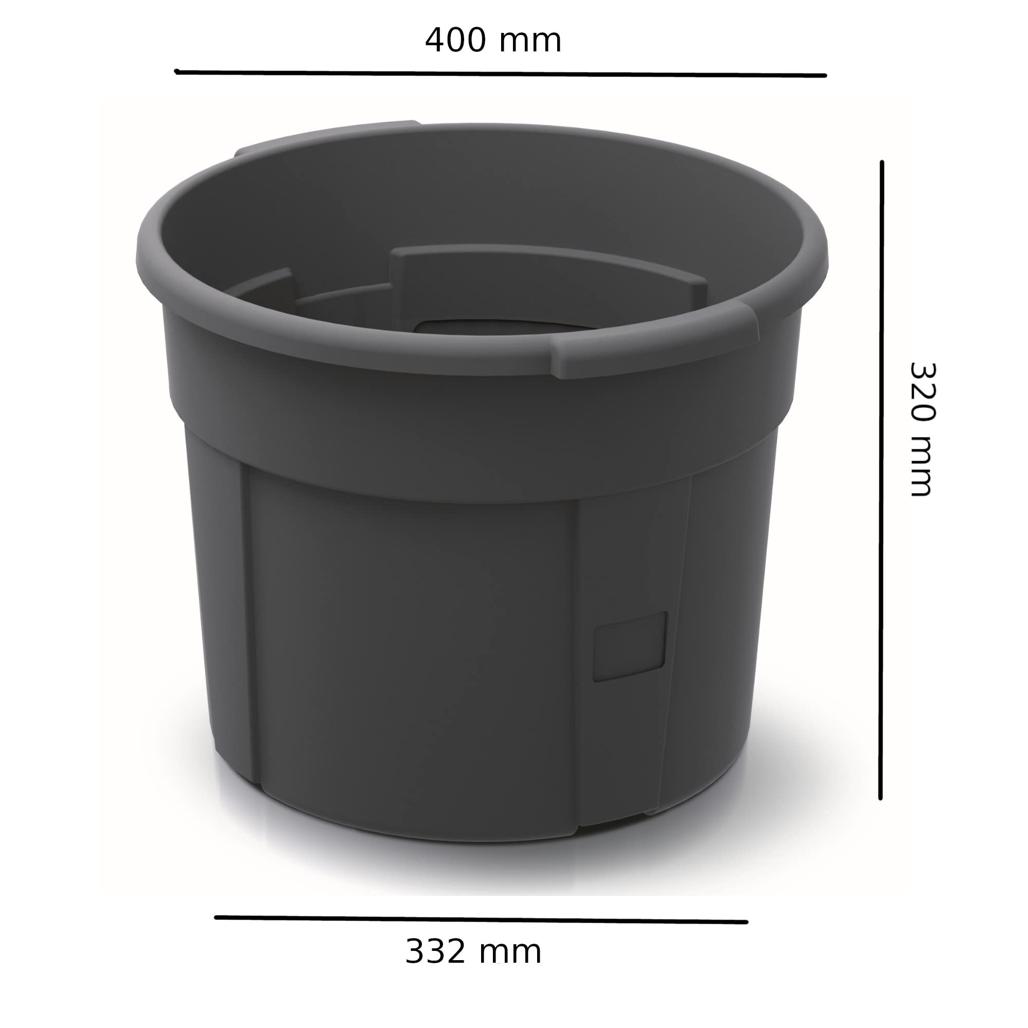 Zestaw 6 doniczek na ziemniaki, 6 sztuk, do uprawy ziemniaków, 28 l, wysokość 32 cm, pojemnik na doniczki