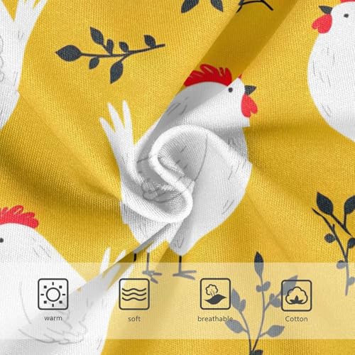Girls Underwear Toddlers 2t Cotton Little Girl Panties Durable Briefs Underpants Cartoon Chickens Yellow3