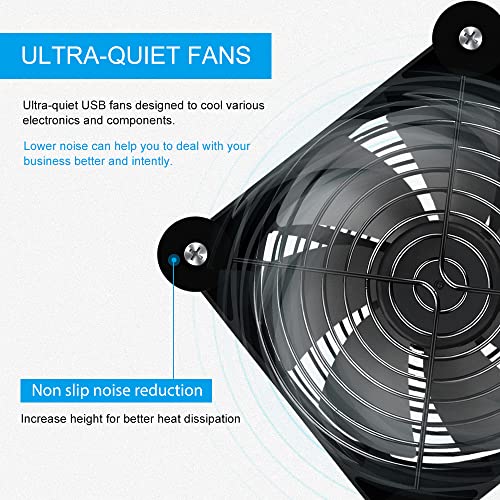 Newhail 140MM Mini Usb Fan Computer Fan Multi-Speed Control thumb #4