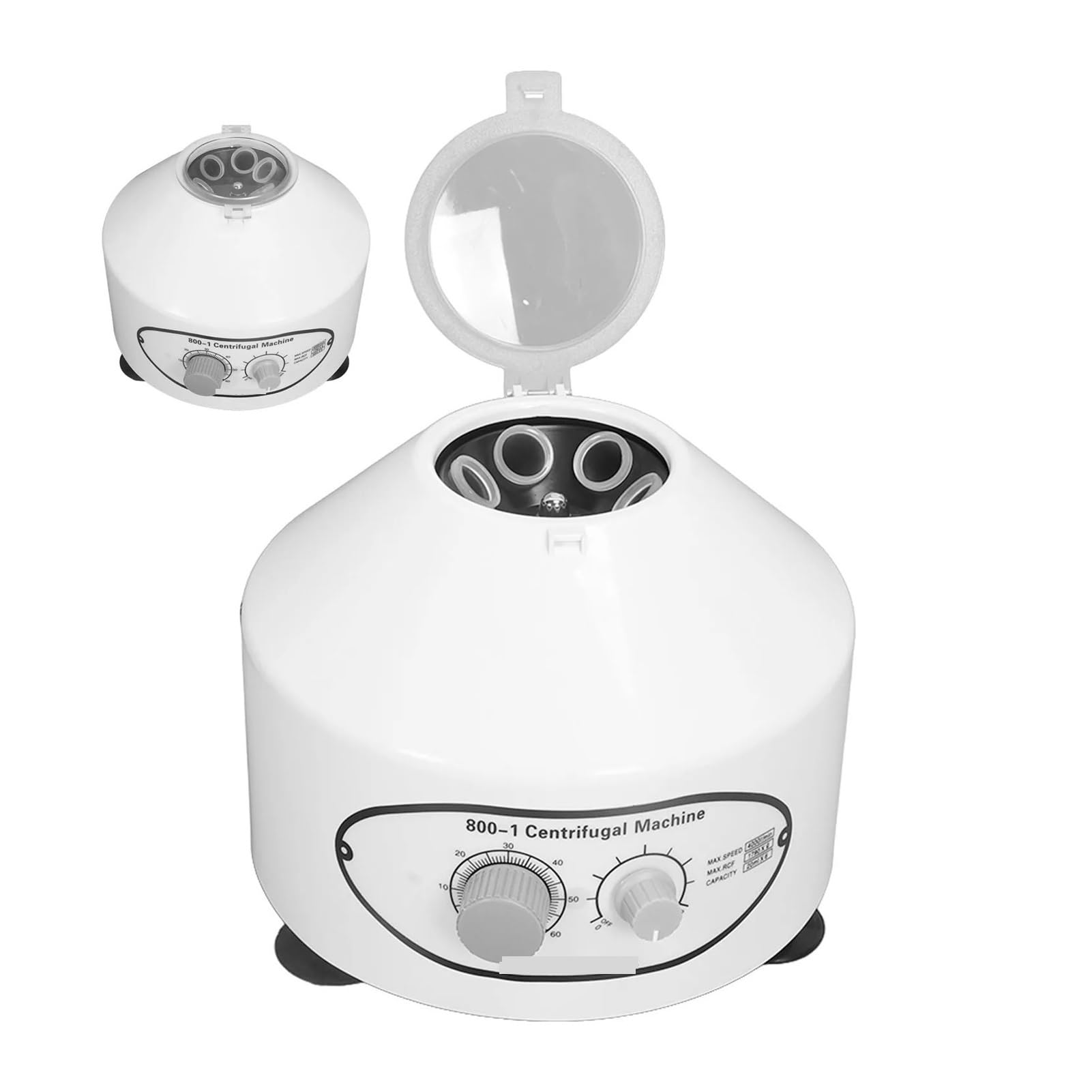 Centrífuga de mesa, Centrífuga De Sobremesa Laboratorio 1790xg Máquina Eléctrica Con Temporizador Y Control Velocidad Tubos 12mlx6