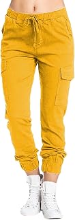Generisch Pantalones blancos para mujer, medicina, elásticos, 48, bolsillos para mujer, pantalones de ocio, cintura elástica, corsé, pantalones de cuerda, elegantes y festivos