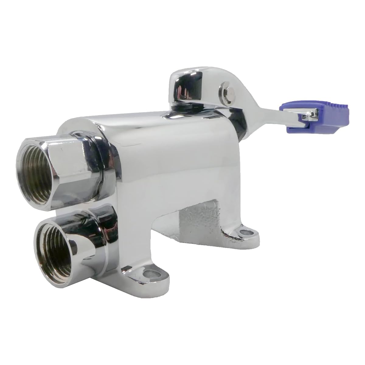 Ricambio tecnico | Rubinetto a pedale semplice per cucina industriale e ospitalità | Controllo del flusso senza contatto | Per acqua fredda o calda | Pedale antiscivolo con regolazione della pressione