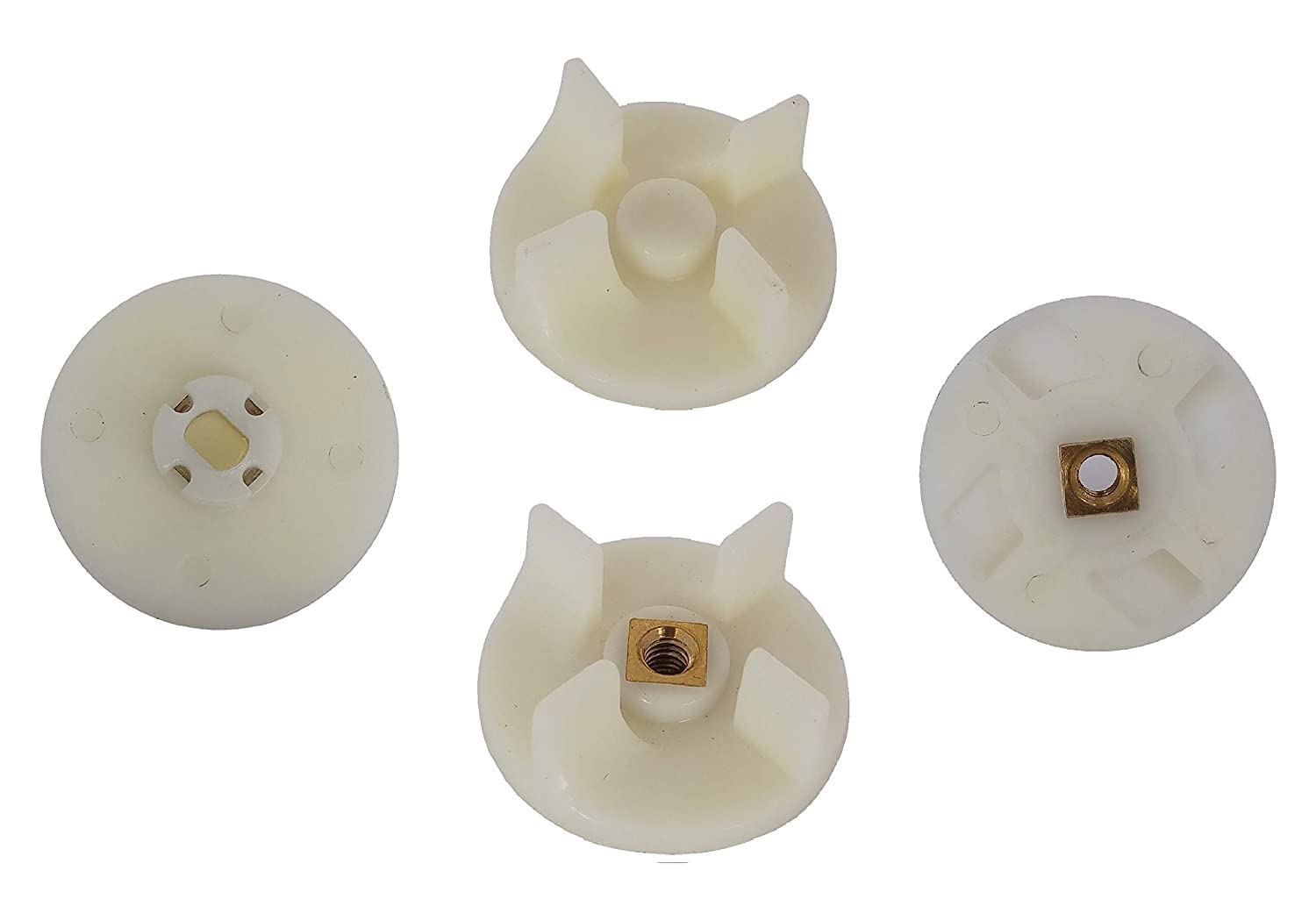 mik "Preethi/Pigeon/Kenstar/Sumeet/Orient/Bajaj/Crompton/Rico/Ganga" Mixer Grinder 2U Motor & 2U Jar Coupler's (2+2Units, White)