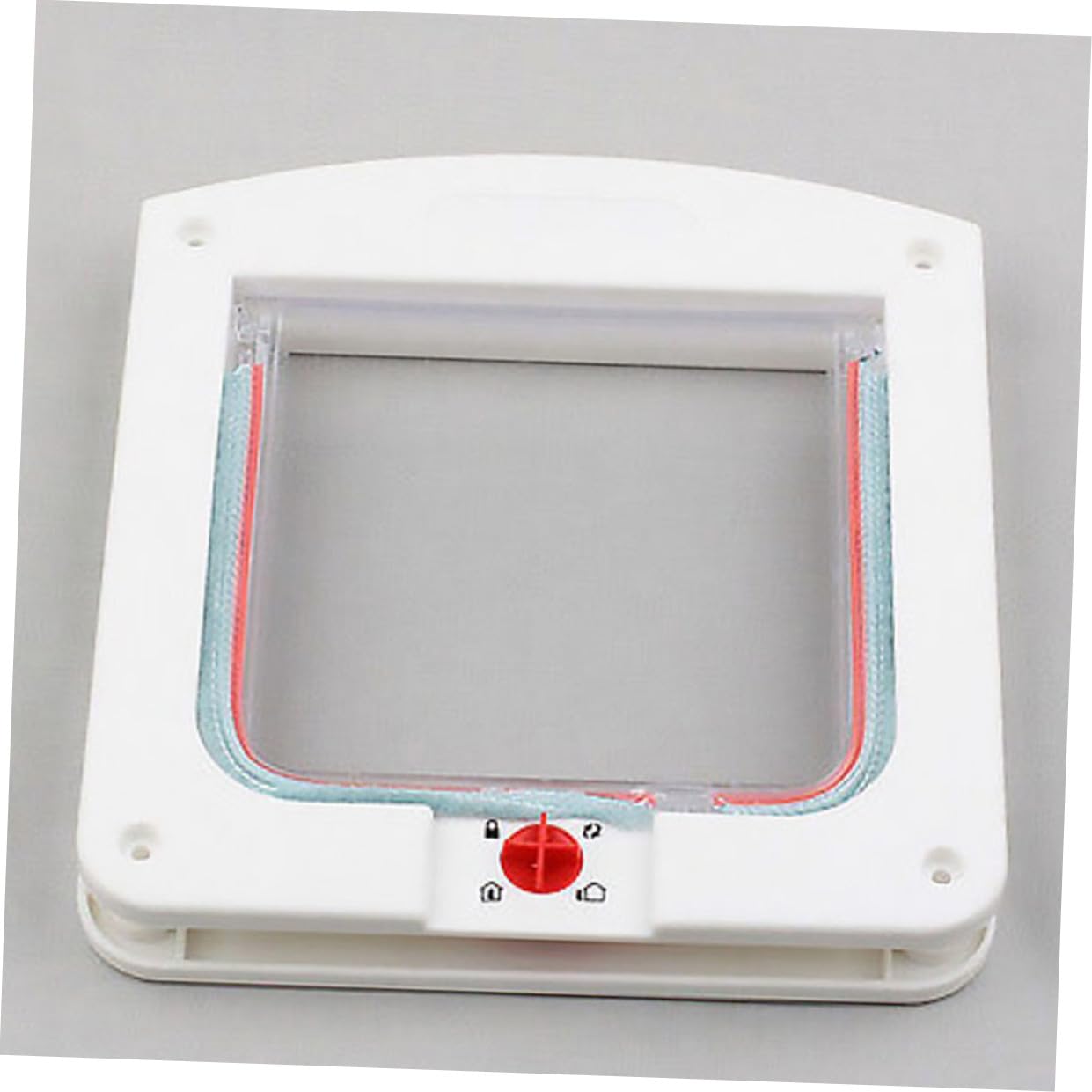 Abaodam 2 pièces Chatière pour Animaux Contrôlable avec Verrouillage Porte Entrée pour Chats et Petits Chiens Installation Facile Matériau Durable Accès et Sécurisé