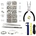 Produktbild LEAMALLS 10 Slots Schmuckherstellung Schmuckbasteln Kit Schmuck Zubehör Werkzeug Schmuck Reparatur Armband Halsketten Ohrring Ohrhänger Beads Zubehör #7