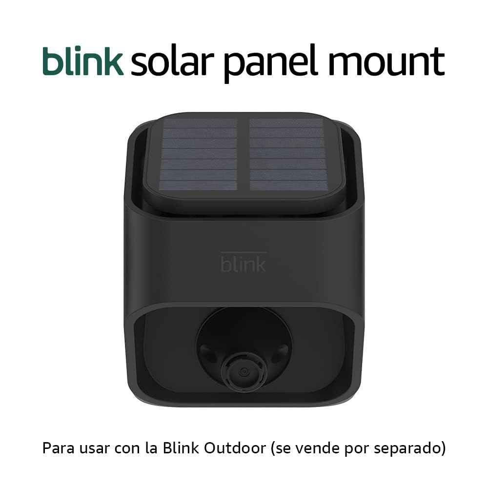 Soporte con panel solar Blink para evitar cambiar baterías en la cámara Outdoor 5