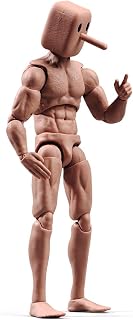 Fremego 1/12 Scale Male Action Figure,6inch Super Flexible Strong Muscular Figure Body Square Head Miniature Action Figure Doll (NT-01 Strong Muscular Body)