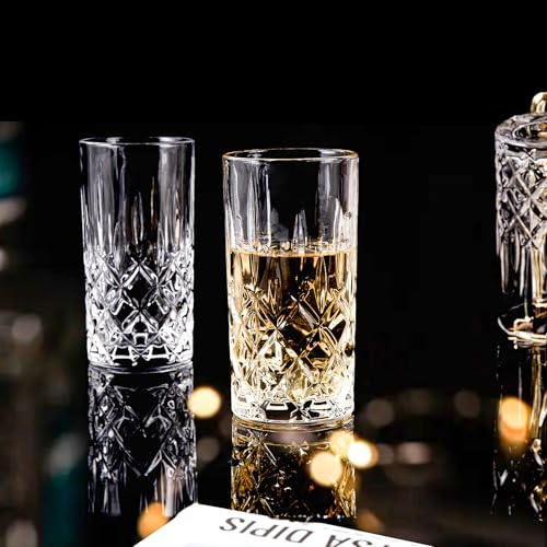 Highball Glasses - Drinking Glasses Set of 6 - Tumblers Water Glasses - Glassware Sets - Collins Tall Beverage Cups for Cocktail, Drinks, Water, Beer, Soda (Style A) - Image 5