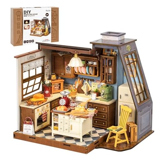 Rolife Baking Kitchen Miniature House Kit