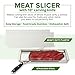 Advanced Beef Jerky Slicer Kit- 100% Precision Uniform Slices Guaranteed - Adjustable Thickness Dishwasher Safe Beef Jerky Cutting Board & 10