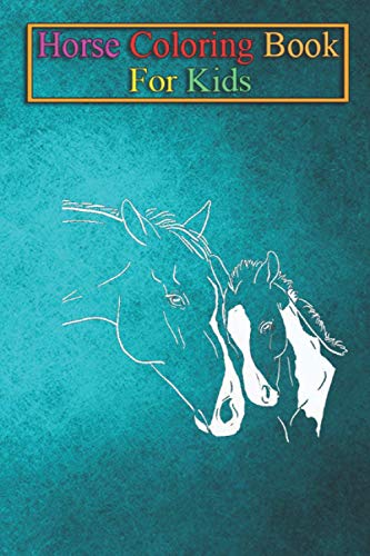 Horse Coloring Book For Kids: #PrayForRiddle Animal Coloring Book - For Kids Aged 3-8 (Fun Activities Books)