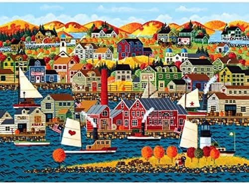 RoseArt - Home Country- Cape Ann - 1000 Piece Jigsaw Puzzle for Adults