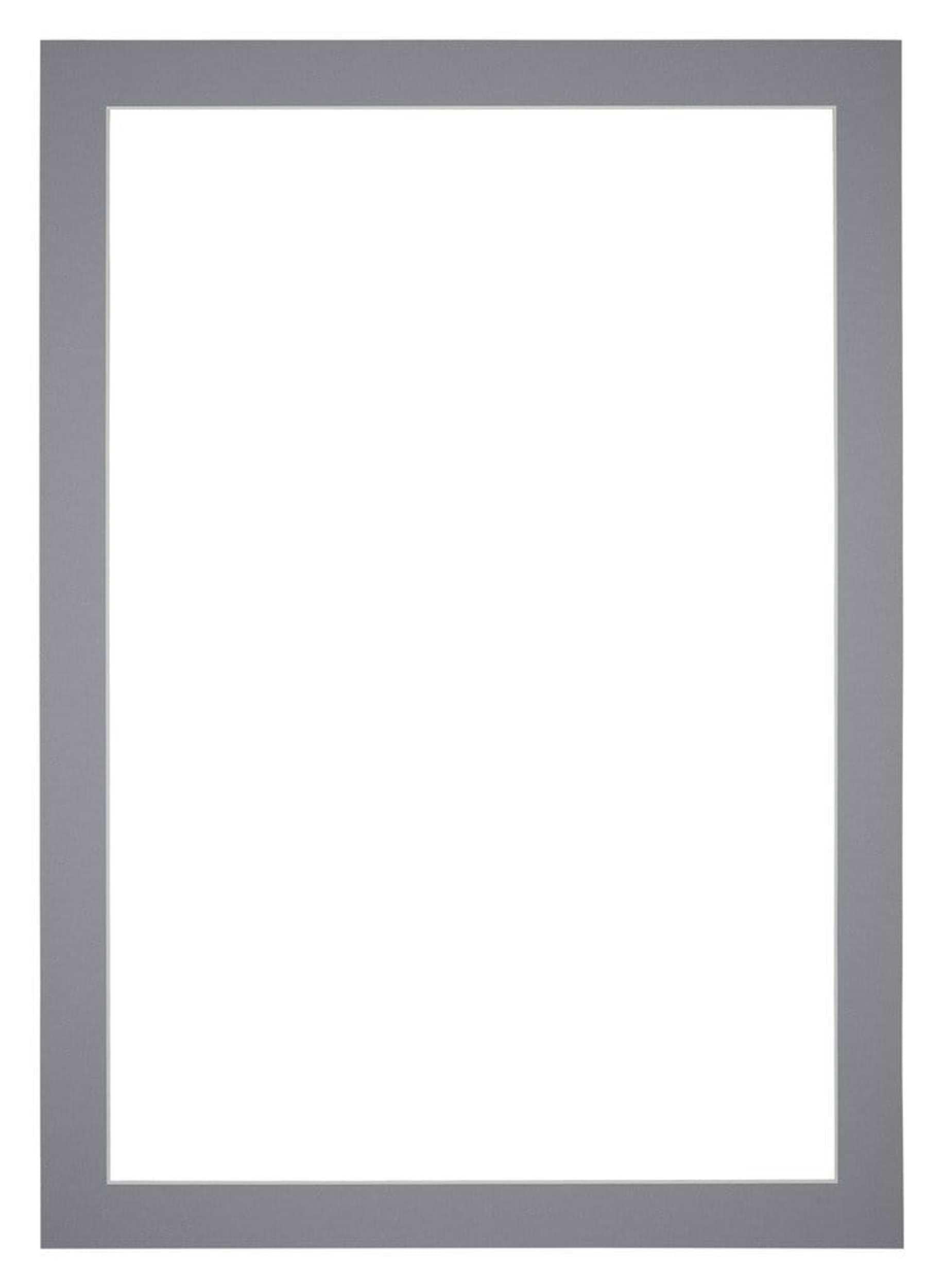yd. Passepartout 70x100 cm - Apertura per Formato Foto 61x91.5 cm - Grigio
