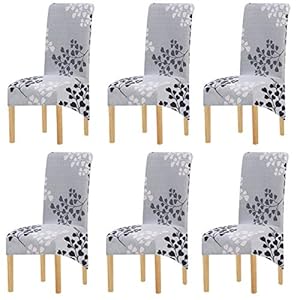 Keluina Stretch XL stoelhoezen voor eetkamerstoelen, 2/4/6 stuks elastisch large stoel hoes voor eetkamer bruiloft…