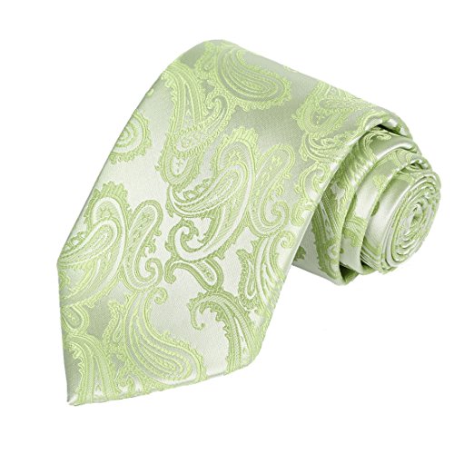 Image of KissTies Mens Paisley Tie And Pocket Square Necktie Sets