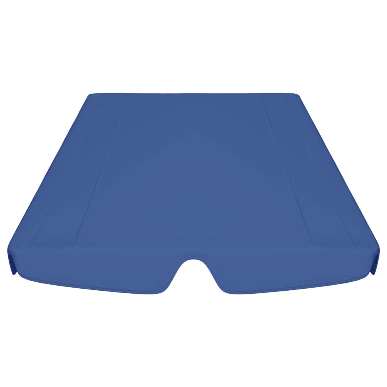 Tidyard Toit de Remplacement de Balançoire Imperméable Bleu 188/168x110/145 cm