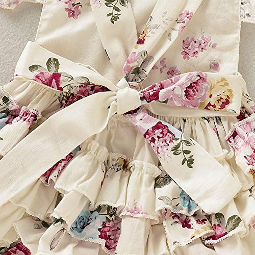 Baobaolai Macacão Infantil com Estampa Floral