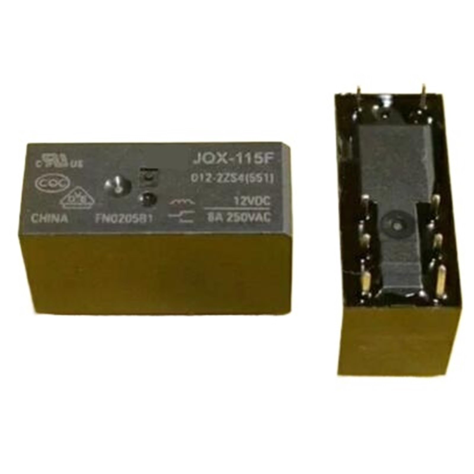 Relais HF115F-012-2ZS4 à double contact inverseur pour une isolation électrique totale