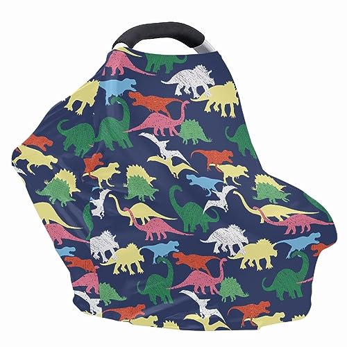 Image of Car Seat Covers Decorative Nursing Breastfeeding Covers Durable Protection for Boys and Girls Breastfeeding Scarf Car Seat Canopy Cover