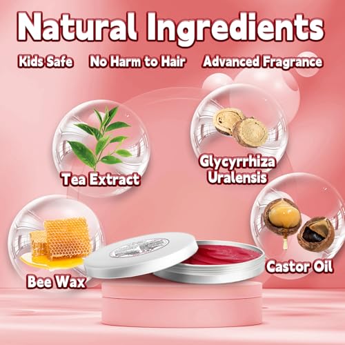 Cera para cabello temporal color rojo HAIOLORPRO miniatura 3