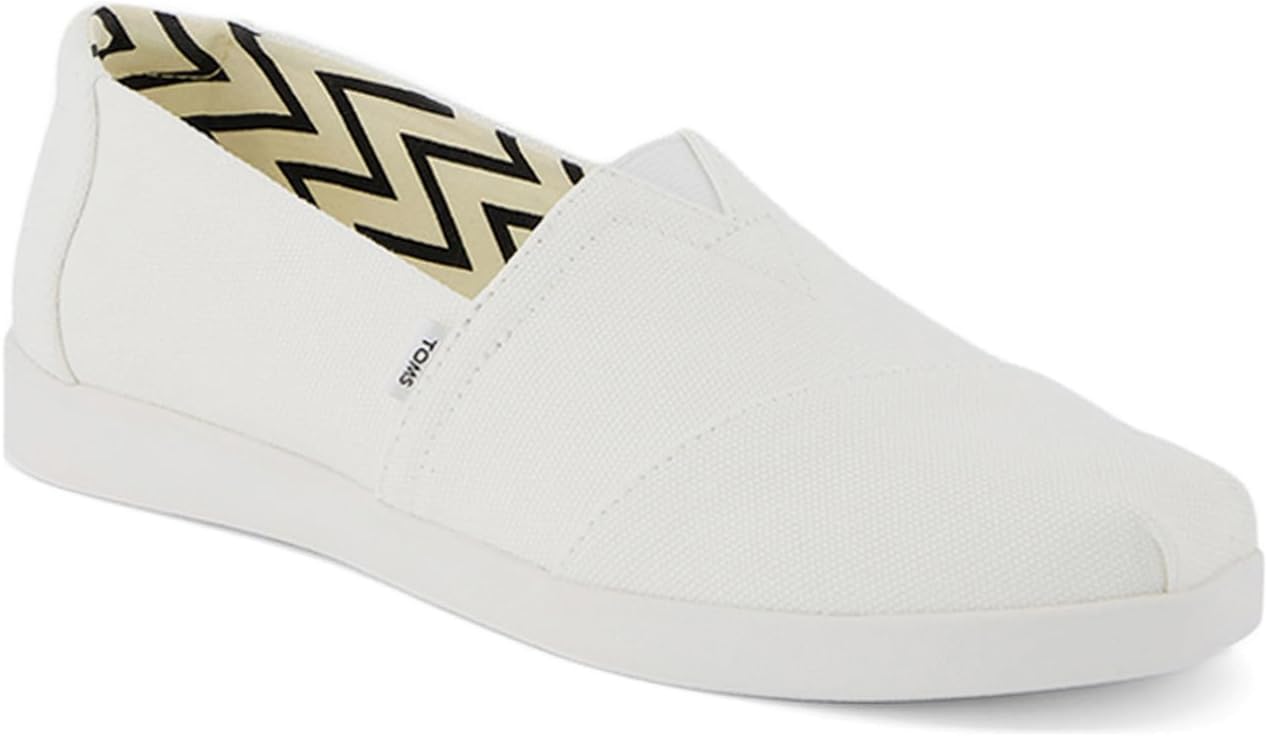 Toms Women's Alpargata Plus, White, 5.5, Medium