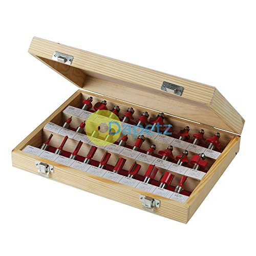 Dapetz 1/2 inch Router Bit Set
