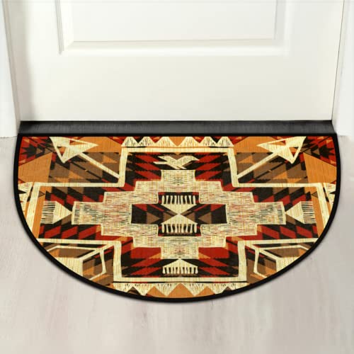 Tapete Decorativo Semicírculo 24x36 pulgadas Rojo miniatura 7