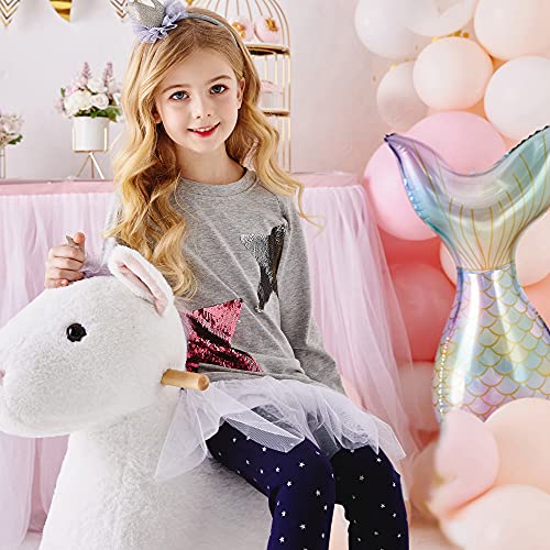 VIKITA Girls Shirts Winter Long Sleeve Casual Tops for 2-12 Years Girls, L39774