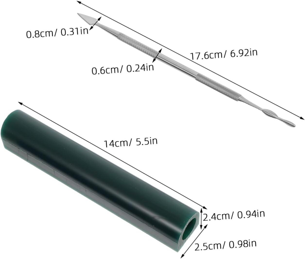 Blue Ring Carving Wax Tube 3pcs with Stainless Steel Tool Set