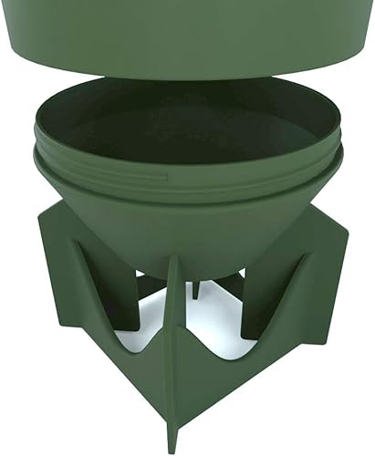 Miniatura 6 de Battle Shakers Bomb - Botella agitadora con temática militar, taza de proteína a prueba de fugas con compartimento de almacenamiento, mezcla de