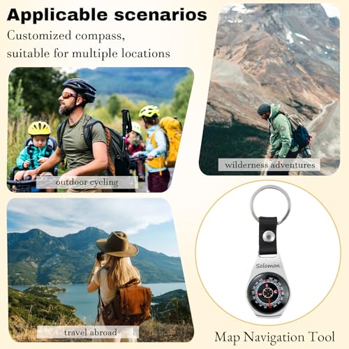 Brújula de Bolsillo Personalizable de Latón miniatura 6
