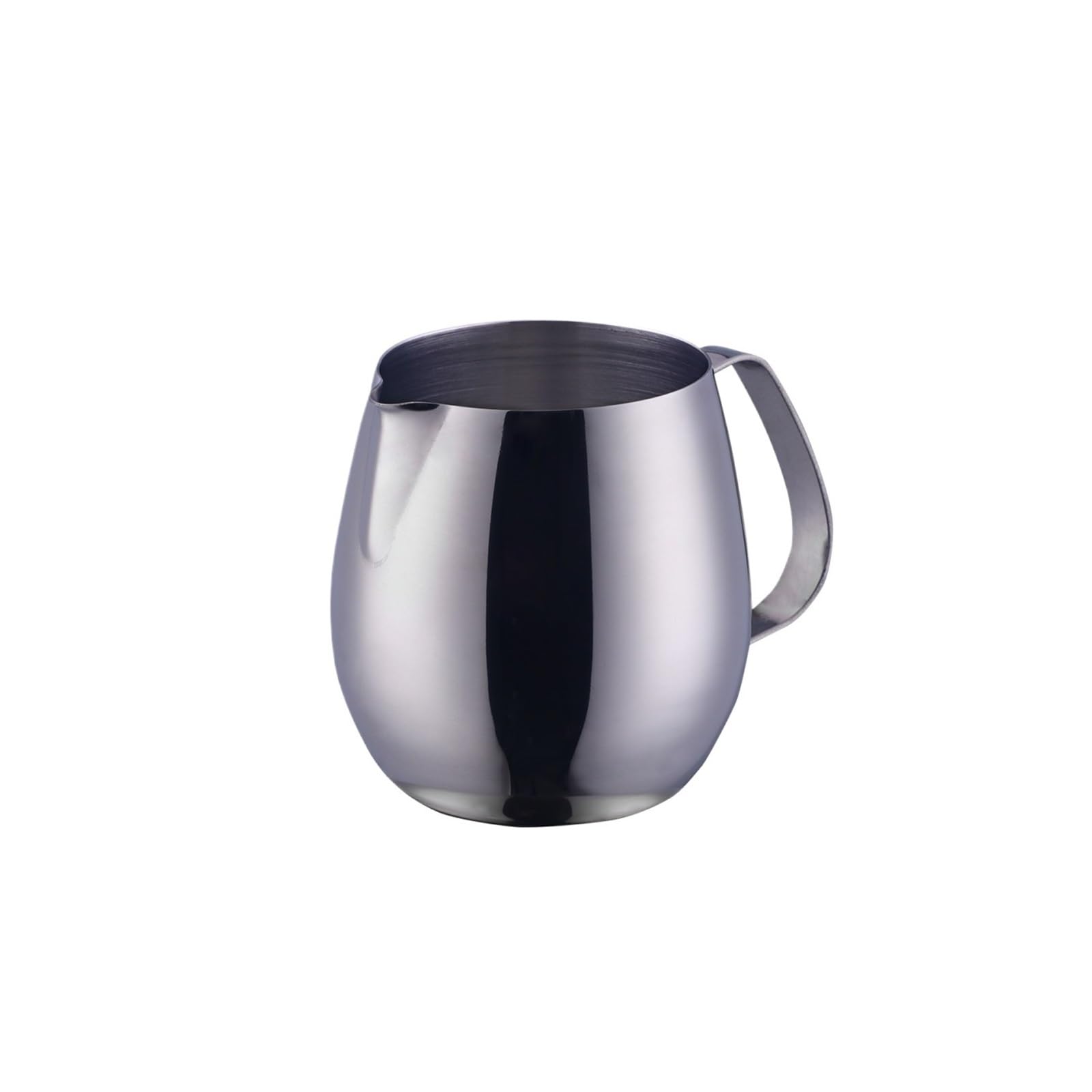 Jarra for espumar leche de acero inoxidable 10oz con boquilla 300ml, Compatible Latte Art, jarra humeante, accesorios for café(300ml-silver)