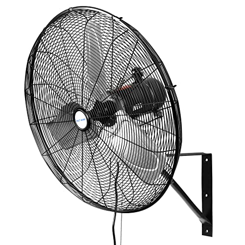 Image of BILT HARD 24 in. Wall Mounted Outdoor Fan 6300 CFM, 3-Speed Heavy Duty Industrial Outdoor Weatherproof Fan with GFCI Plug for Commercial, Garage, Patio and Gazebo