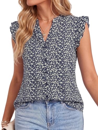 Image of Women's Dressy Striped V Neck Blouse
